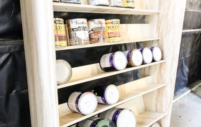 Gallon Paint Can Storage Ideas