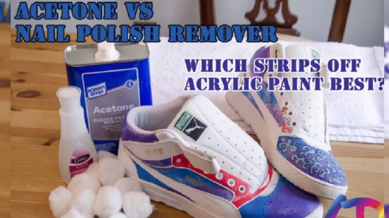 How to Get Acrylic Paint off Shoes Without Acetone