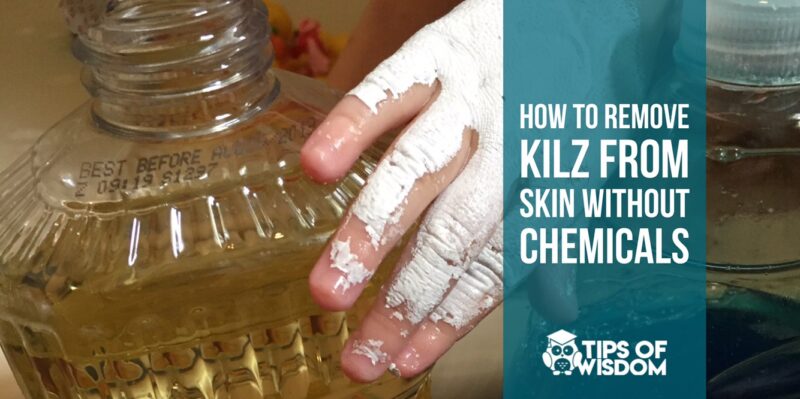 How to Get Kilz Paint off Skin