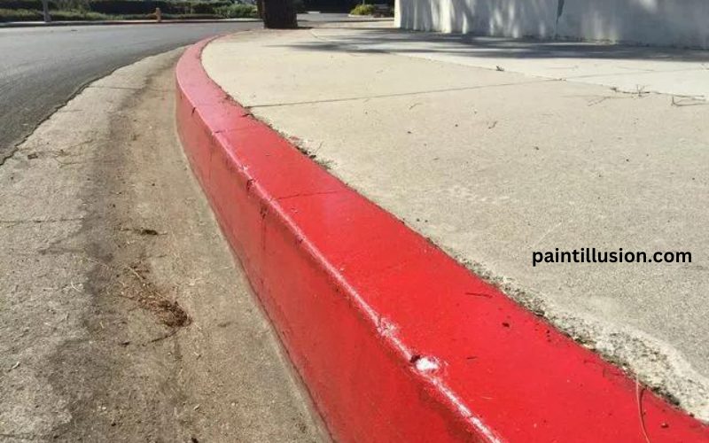A Curb Painted Red Means