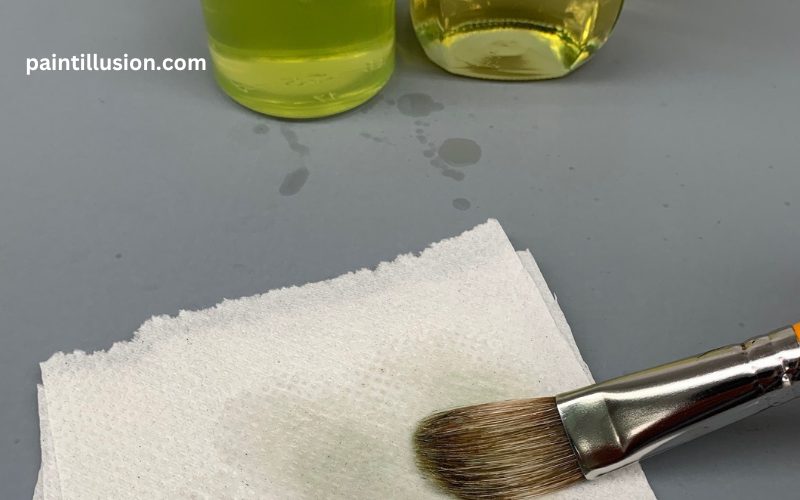 Clean Oil Paint Brushes